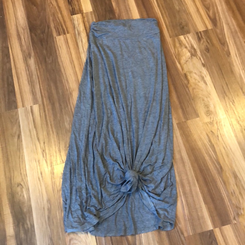 Merona Grey maxi skirt size XS